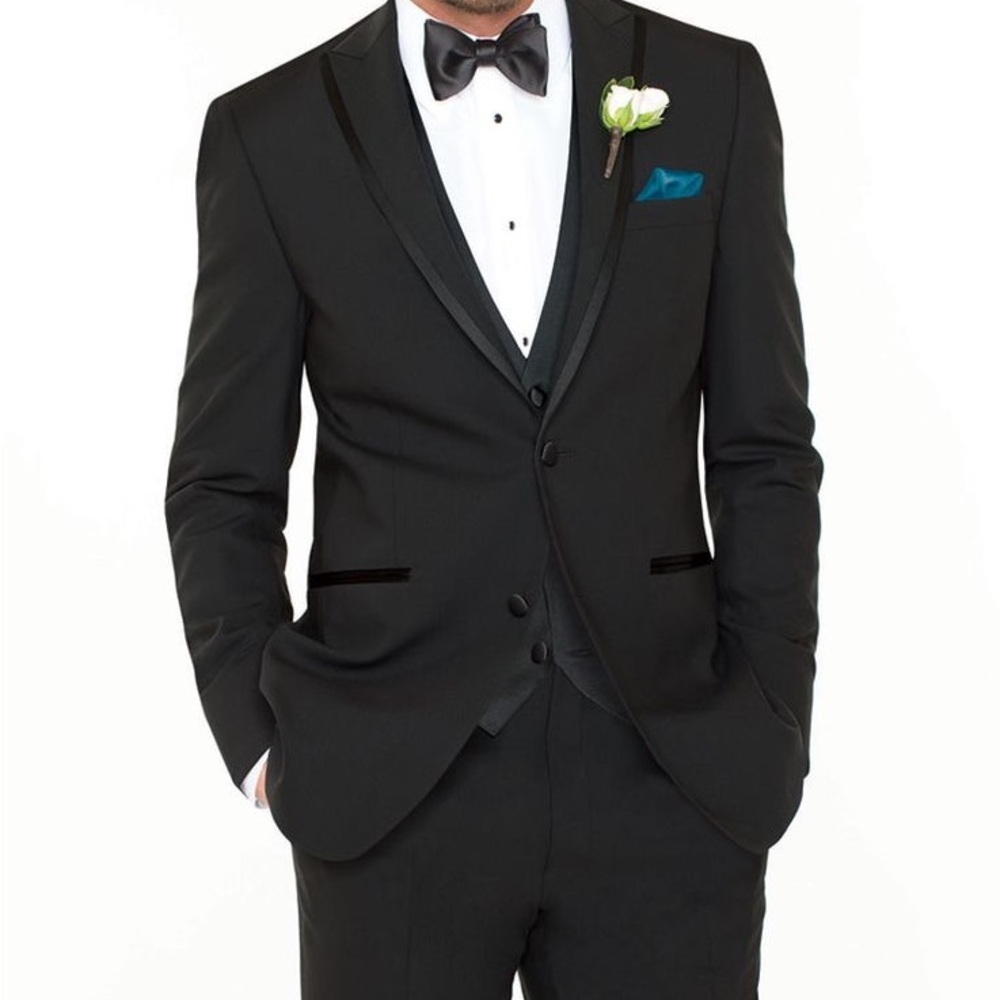 Elegant Black Tuxedo Coat